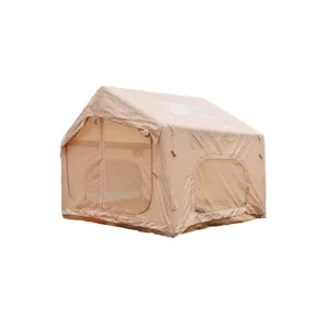 Premium Adventure 7.5sqm Inflatable Camping Tent Durable Oxford Cloth Wind Resistant Air Beam Frame Family Outdoor Holiday