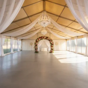 Premium Aluminum Wedding Party Shelter Flexible Expansion Anti Snow Wind Resistant Durable