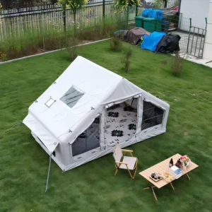 Premium Cotton Inflatable Tent Air Beam Structure Quick Automatic Opening for Glamping Resort Outdoor Accommodation