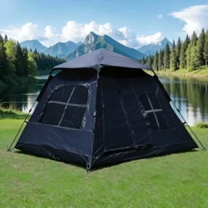 Premium Customizable Auto Tent Double layer Lightweight Cross Window Oxford Sunshade for Summer Camping
