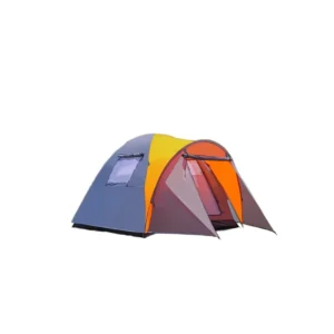 Premium Double Layer Camping Tent Waterproof Windproof Mosquito Net for Family Camping Beach Picnic Hiking