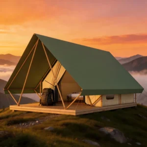 Premium Four season Double Layer 24m Waterproof Spacious Camping Tent 4 6 Person One Bedroom Living Room for Family Camping