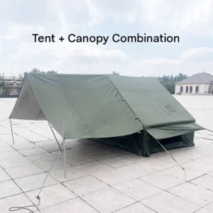 Premium Glamping Wind Resistant Waterproof Shelter with Spacious Interior and Mesh Ventilation for Outdoor Inflatable Tent