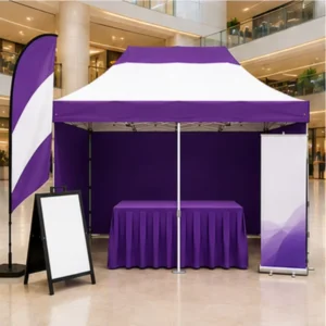 Premium Heavy Duty Aluminum Alloy Trade Show Tent Waterproof UV Resistant Oxford Fabric Outdoor Exhibition Event Canopy Tent
