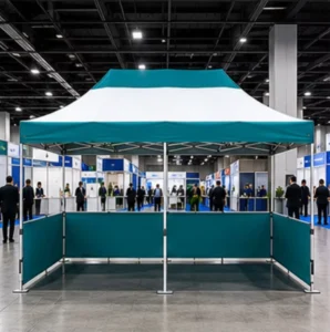Premium Heavy Duty Aluminum Alloy Trade Show Tent Waterproof UV Resistant Oxford Fabric Outdoor Exhibition Event Canopy Tent