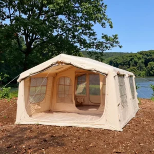 Premium Inflatable Tent with Air Beam Structure for Glamping Resort and Outdoor Accommodation OEM Supplier