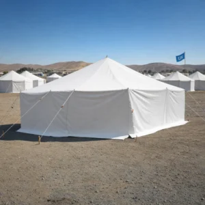Premium Large Canvas Glamping Tent Heavy Duty Waterproof 4 Season Outdoor Family Camping Bell Tent with Windows