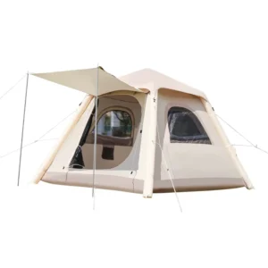 Premium Large Space Waterproof Automatic Inflatable Family Camping Tent with TPU Air Column for Outdoor Travel