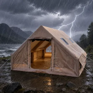 Premium Outdoor Waterproof Inflatable Family Camping Tent with Large Capacity for Multi Season Camping