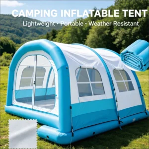 Premium Oxford Fabric Waterproof Coating Reinforced Seams Quick Inflation System Stable Air Structure Inflatable Tent