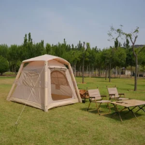 Premium Party Tent Wind Resistant 4.6㎡ Inflatable Camping Tent Premium Waterproof with 2 Doors & 2 windows