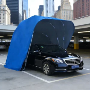 Premium Portable Automatic Car Garage with Oxford Cloth Canopy for Vehicle Tent Shelter