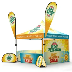 Premium Quality 10x10ft/3x3m Portable Waterproof Oxford Fabric Marquee Windows Door Commercial Professional Advertising Tent
