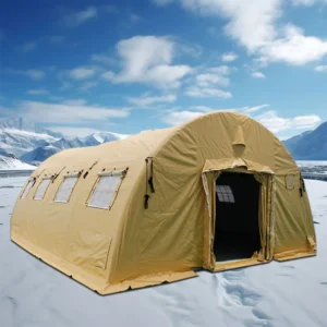 Premium Quality Windproof Air Tent Flame Retardant High Pressure Large Outdoor Big Blowup Emergency Red Cross Inflatable Tent