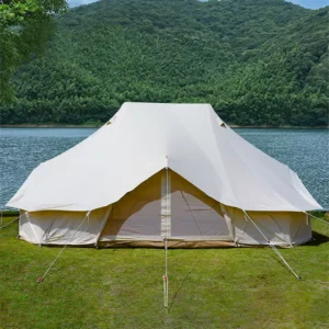 Premium Safari Yurt Tent Luxury Glamping One Bedroom Four Season >3000mm Waterproof Bell Tent Mongolian Camping Wilderness