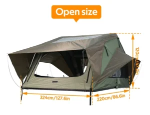 Premium Soft Shell Roof Top Tent Quick Setup Outdoor Camping Tent