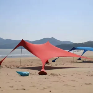 Premium UV 50+ Anti UV Stretch Beach Sun Shade Tear Resistant Camping Tent for Beach Trips