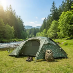 Premium Ultralight 1Person Waterproof Double Layer Backpacking Tent 4 Season Polyester One Bedroom Trekking Solo Hiker
