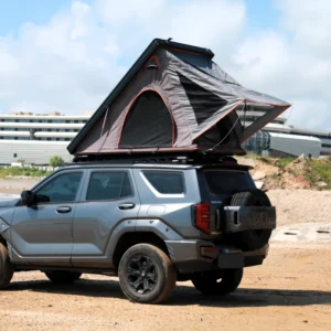 Pressed Aluminum Four Season Rooftop Tent with Quick Automatic Opening Stainless Steel Poles 3 Person Capacity Model CRT 004