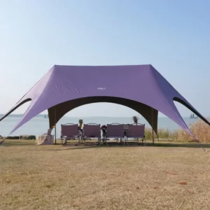 Primitive Butterfly Shaped Four Season Double Layer All In One Instant Canopy Outdoor Camping 210D Oxford 6000mm+ Waterproof