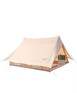 Primitive House shaped Light Luxury Camouflage Summer Outdoor Camping Tent Double Layer One Bedroom Waterproof Cotton Large Size