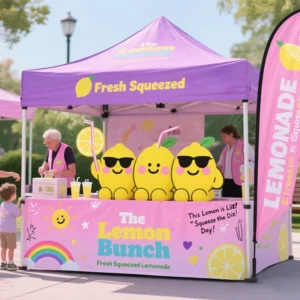 Printed Aluminum Frame Pop Up Tent for Events