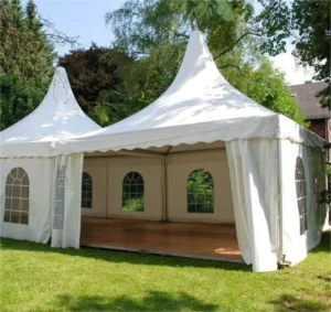 Private Parden Party Outdoor Aluminum High Peak Pagoda Canopy Party Tent 20X20 High Peak Tent