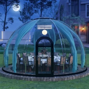 Procurement Chinese Origin Factories Polycarbonate Dome House Transparent Igloo Pod for Luxury Glamping Resort