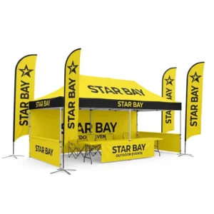 Professional 3x6m Customizable Outdoor Exhibition Marquee Folding Pop Awning Instant Shelter Gazebo Canopy Trade Tent