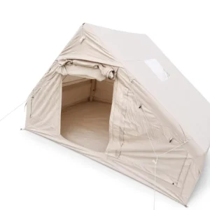 Professional 420D Reinforced Inflatable Tent Heavy Duty Stormproof Waterproof All weather 6.3sqm Khaki 300x210x200cm Air Cabin