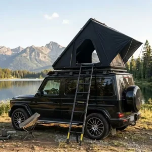 Professional 4×4 Off-Road ABS Hard Shell Rooftop Tent with Mattress & Ladder Heavy Duty Overlanding SUV Car Roof Top Tent Ute