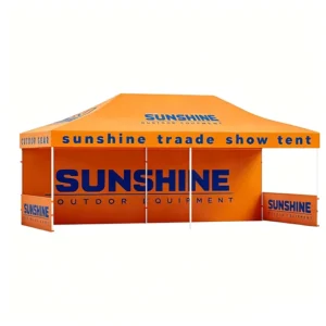 Professional Exhibition Tent 10×10 10×20 FT Pop up Trade Show Canopy With Sidewalls Custom Logo Tent Heavy Duty Aluminum Frame