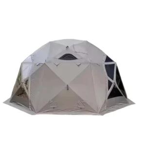 Professional Luxury Geodesic Dome Tent 4 Season Oxford Fabric Family Camping Tent Factory Supply ISO9001