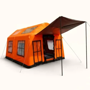 Professional Orange Inflatable Villa 3x5m 15sqm Heavy Duty 80kg Medical Tent Emergency Relief Disaster Shelter Rapid Response