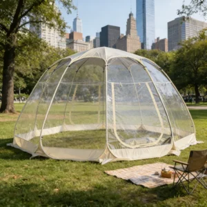 Professional Transparent PVC Automatic Tent for Quick Setup and Clear View in Outdoor Settings
