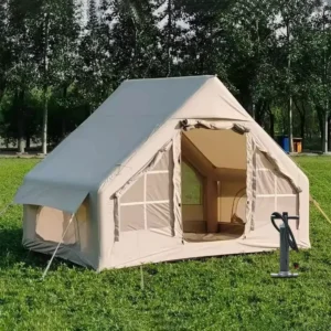 Promotion 2*3m 6.3 Square Meter Camping Air Tent 420D Oxford Canvas Outdoor House Rental Party Inflatable Four season One