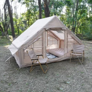 Promotion Price Outdoor Camping Tents Inflatable Air House Travelling Hiking Tent with Pump Luxury Portable Waterproof Strong