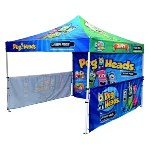 Promotional Folding Pop-Up Canopy Tent Custom Printed Logo Waterproof for Trade Shows and Outdoor Events
