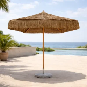 Push Button Tilt Mediterranean Center Pole Professional Parasol Extérieur Plus Outdoor Patio Umbrella
