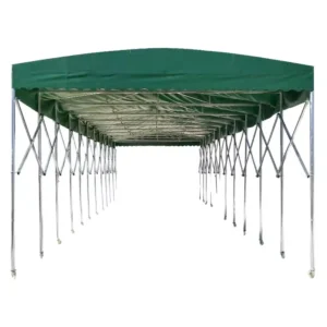 Push Pull Tent Storage Canopy Steel Structure Garage Big Events Canopy Mobile Pull Push Tent Manufacturer