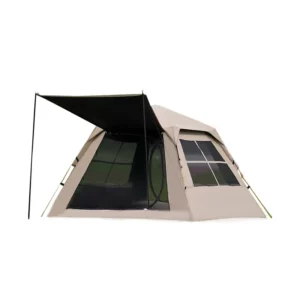 Quick-Open Automatic One-Bedroom Four-Season Camping Tent, Portable Large Waterproof Windproof Beach Sunshade