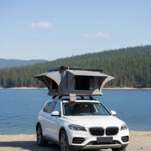 Quick-Open Hard Shell Double-Layer Four-Season Waterproof Windproof UV-Proof Oxford Cloth Car Rooftop Tent
