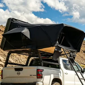 Quick-Opening Four-Season ABS Plastic Waterproof Hard Shell Car Rooftop Camping Tent for 2 People