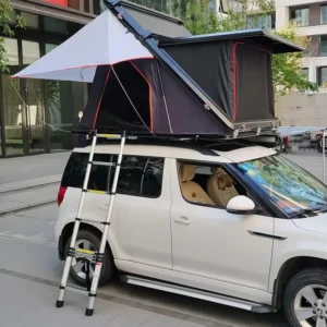 Quick-Opening Oxford Car Rooftop Camping Tent with Mosquito Net