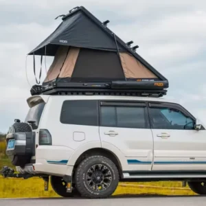 Quick Setup Aluminum Hard Shell Roof Top Tent Slim Design Car Camping Tent for 4×4 SUV Overlanding Travel