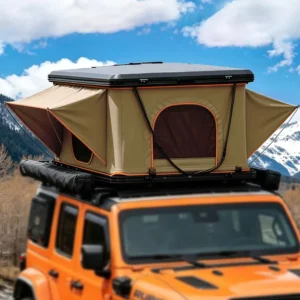 Quick Setup Foldable Windproof Aluminum Hard Shell Car 4×4 Camping Roof Tent