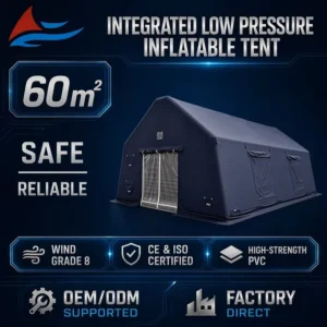 Quick Setup Inflatable Air Tent Heavy Duty Waterproof Portable Shelter Public Safety Incident