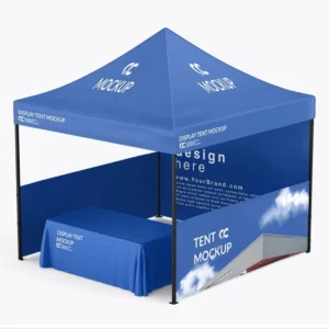 Quick Setup Lightweight Steel Trade Show Tent Portable Exhibition Canopy with Custom Logo for Outdoor Promotions