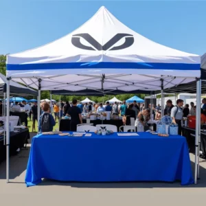 Quick Setup Lightweight Trade Show Tent Portable Exhibition Canopy with Custom Logo for Outdoor Promotions