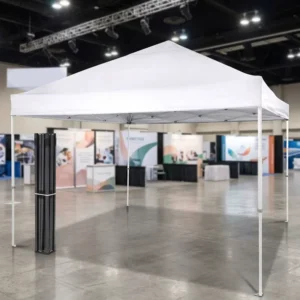 Quick Setup Outdoor Trade Show Tent Portable Event Tent Rapid Deployment Trade Show Display Booth Temporary Information Single